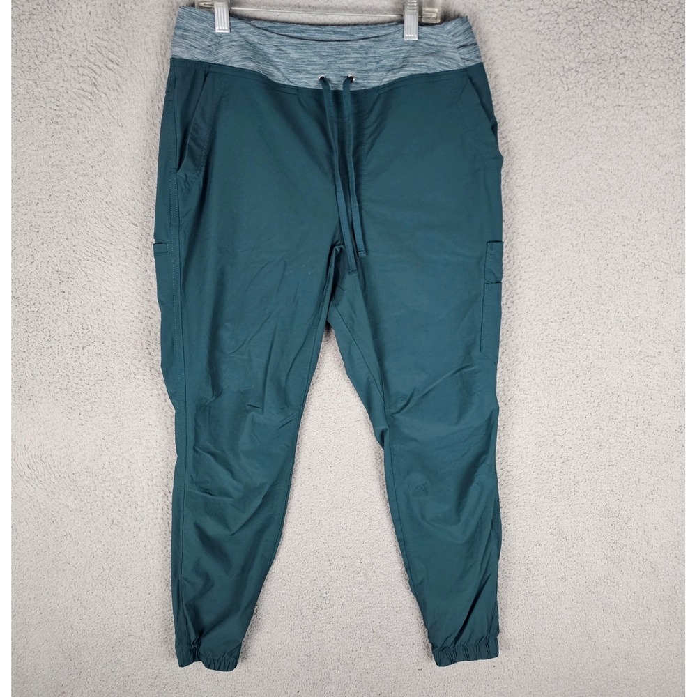 Duluth Trading Co Joggers Womens 6 Teal Armachillo Cooling Cargo Pants 60762